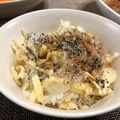 ♡てるてる♡'s cooksnap of when they made 黒すり胡麻のチーズ猫飯（ねこまんま）.