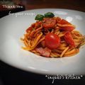 inyako's cooksnap of when they made ✿フレッシュトマトのパスタ✿◠‿◠.
