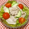 tokotann's cooksnap of when they made 豚しゃぶサラダ　ポン酢中華ドレッシング.