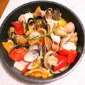ドラエミ's cooksnap of when they made あさりのアヒージョ♪超簡単砂抜き方、伝授.