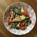 クック1FX93J☆'s cooksnap of when they made フライパン１つ☆鮭ときのこのチーズ蒸焼き.