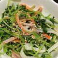 ペモコ's cooksnap of when they made 豆苗とカニかまの辛子ポン酢和え.