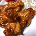 りゅうちゃんパパ★'s cooksnap of when they made 鶏手羽元唐揚げの甘辛だれ.