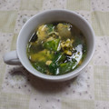 クック43339M☆'s cooksnap of when they made 簡単☆レタスと卵と韓国のりのスープ.