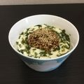 ☆こまっと☆'s cooksnap of when they made チョー簡単!包丁不要!納豆めかぶ豆腐そば.