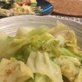 mixg's cooksnap of when they made キャベツのおひたし.