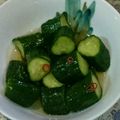 まろん☆'s cooksnap of when they made 【簡単♡白だしで即席】蛇腹きゅうりの漬物.