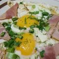 クック7FNN0F☆'s cooksnap of when they made 目玉焼き。の、ネギ塩ポン酢ベーコンエッグ.
