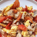 猫のミイヤ's cooksnap of when they made ＊豚肉とトマトの卵炒め＊.