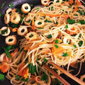 ゆうこちん30's cooksnap of when they made あと一品に♪ちくわとにんじんの春雨炒め.