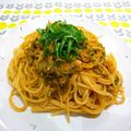 マダムカフェ♡'s cooksnap of when they made 速攻！トマトみそパスタ（一人ランチにも）.