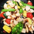metabo3号's cooksnap of when they made 鶏むね肉のオイスターソース＆バター炒め.