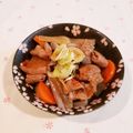 Richland☆Y's cooksnap of when they made ★簡単★白モツ味噌煮込み&ぶっかけ丼★.