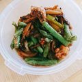 るっくｻﾝ。's cooksnap of when they made 牛肉☆いんげん☆人参の甘辛きんぴら風.