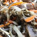♪Poko♪'s cooksnap of when they made 豚肉ごぼうコンニャク炒め。.