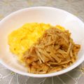 ＠迷子＠'s cooksnap of when they made 簡単朝食に♪いり卵となめたけ丼.