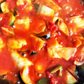 beroneete's cooksnap of when they made 塩鯖と夏野菜のトマト煮込み.