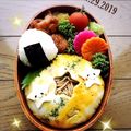 イシポン's cooksnap of when they made 具だくさんのオムそば弁当♡.