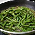 ｸﾏﾘｴ's cooksnap of when they made シャキシャキっとインゲンの生姜焼き.