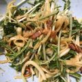 akichou's cooksnap of when they made 水菜と大根のサラダ.