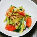 よめふな's cooksnap of when they made きゅうりトマトミョウガのしみしみサラダ☆.