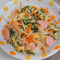 ぱんだｍａｍａ's cooksnap of when they made 弁当作り置き もやしとニラの卵炒め.