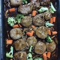 キムリン's cooksnap of when they made ホットプレートで豚挽肉の煮込みハンバーグ.