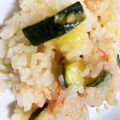 りえかママ's cooksnap of when they made ズッキーニとトマトの夏の炊き込みご飯.