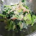 みるしぃべぇちゃん's cooksnap of when they made 小松菜のマヨサラダ.