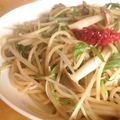 graph24's cooksnap of when they made 麺つゆと昆布茶で♪和風パスタ.