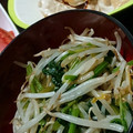 もなこFF7's cooksnap of when they made もやしとほうれん草の中華和え.