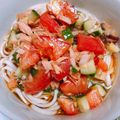 ♪ひーさん♪'s cooksnap of when they made トマトとツナのそうめん.