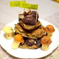 ロイヤルミルク♪'s cooksnap of when they made なめこのキャラケーキ.