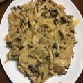 ＊廉＊'s cooksnap of when they made 鶏肉の簡単！きのこクリームソースがけ.