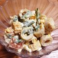 しょこら＊＊'s cooksnap of when they made 竹輪と卵と大葉のマヨ醤油サラダ.