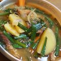 Z_kirameki's cooksnap of when they made 鯖缶でじゃがいもとニラの味噌煮.