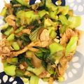 Fionarao's cooksnap of when they made 簡単！豚こまとチンゲン菜の炒めもの♥.