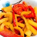 mi_kitchen's cooksnap of when they made 【パプリカ】とピーマンの簡単きんぴら♪.