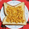 こげ岡's cooksnap of when they made ケチャップ☆エッグトースト.