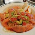 ウェストヒル's cooksnap of when they made アボカドとサーモンの冷製パスタ☆.