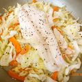 じゅんこちゃん❤︎'s cooksnap of when they made 白身魚とキャベツの白ワイン蒸し.
