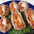 もともととが's cooksnap of when they made しいたけキムチの豚バラ巻き★.