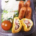 たかくんママ♡'s cooksnap of when they made かにかまの玉子焼き.