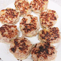 taraking's cooksnap of when they made 蓮根の挽肉のっけ焼き.