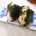 ドラエミ's cooksnap of when they made 秋色沢庵&昆布佃煮のお握り.