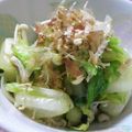 0327hn's cooksnap of when they made シャキシャキ白菜で柚子胡椒風味のおひたし.