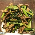 知＊華's cooksnap of when they made 小松菜とまいたけの味噌バター炒め*おかず.
