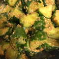 くまの子ども's cooksnap of when they made 簡単✿きゅうりのごまみそ和え✿.
