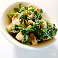 C1na's cooksnap of when they made 木綿豆腐とほうれん草の白和え☆.