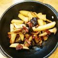 abeman's cooksnap of when they made 平茸ジャガイモベーコンのバター醤油炒め.
